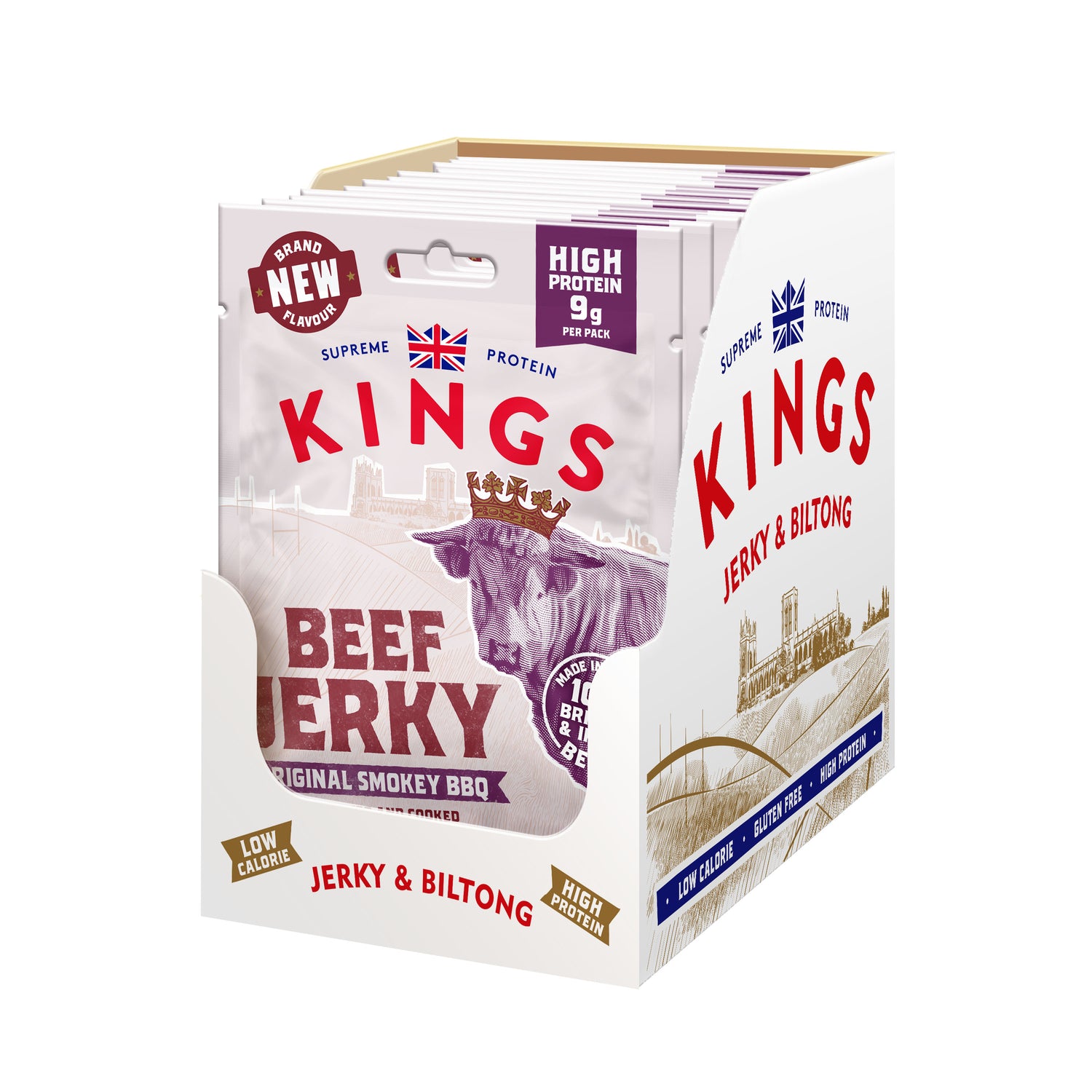 Kings Smokey BBQ Flavour Beef Jerky