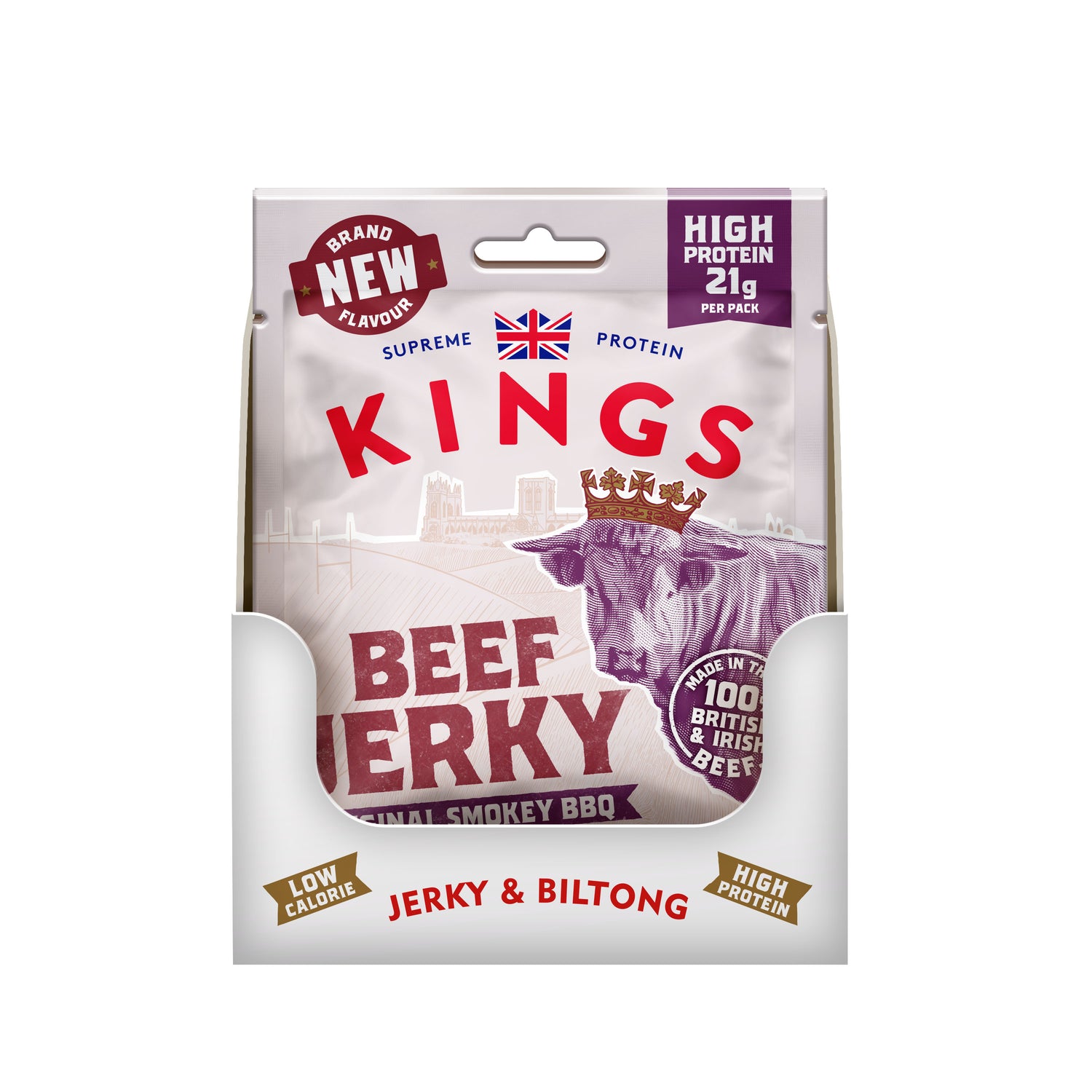 Kings Smokey BBQ Flavour Beef Jerky