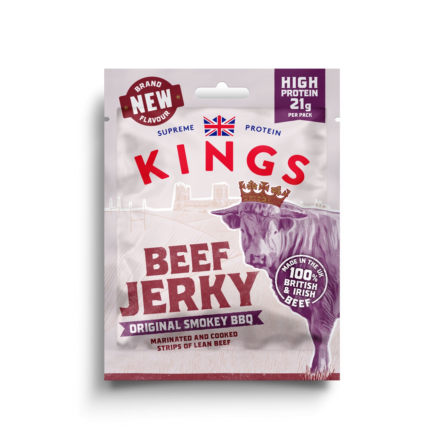 Kings Smokey BBQ Flavour Beef Jerky