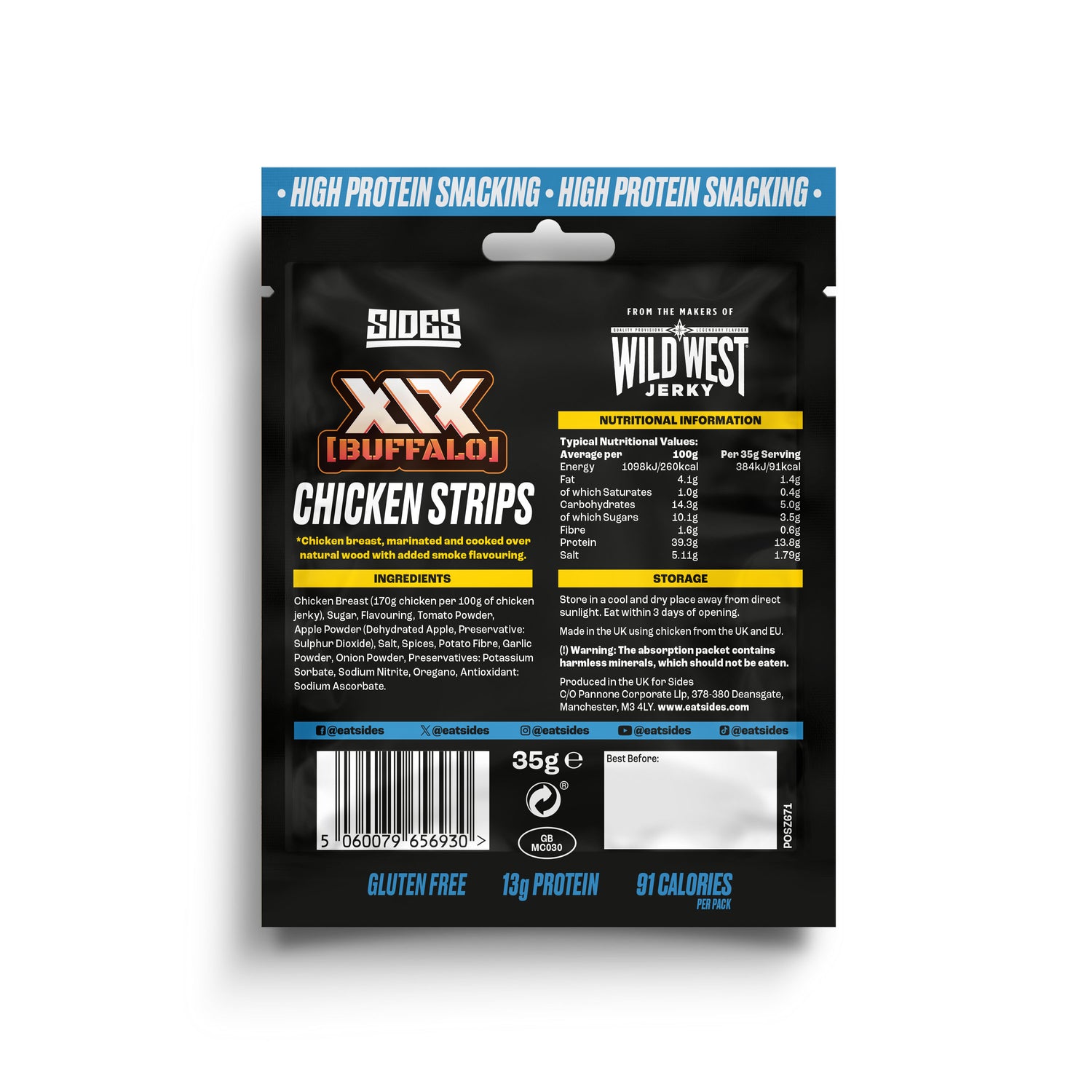 Sides Buffalo Chicken Strips