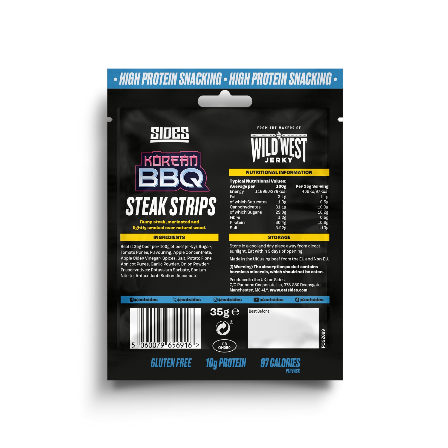 Sides Korean BBQ Steak Strips