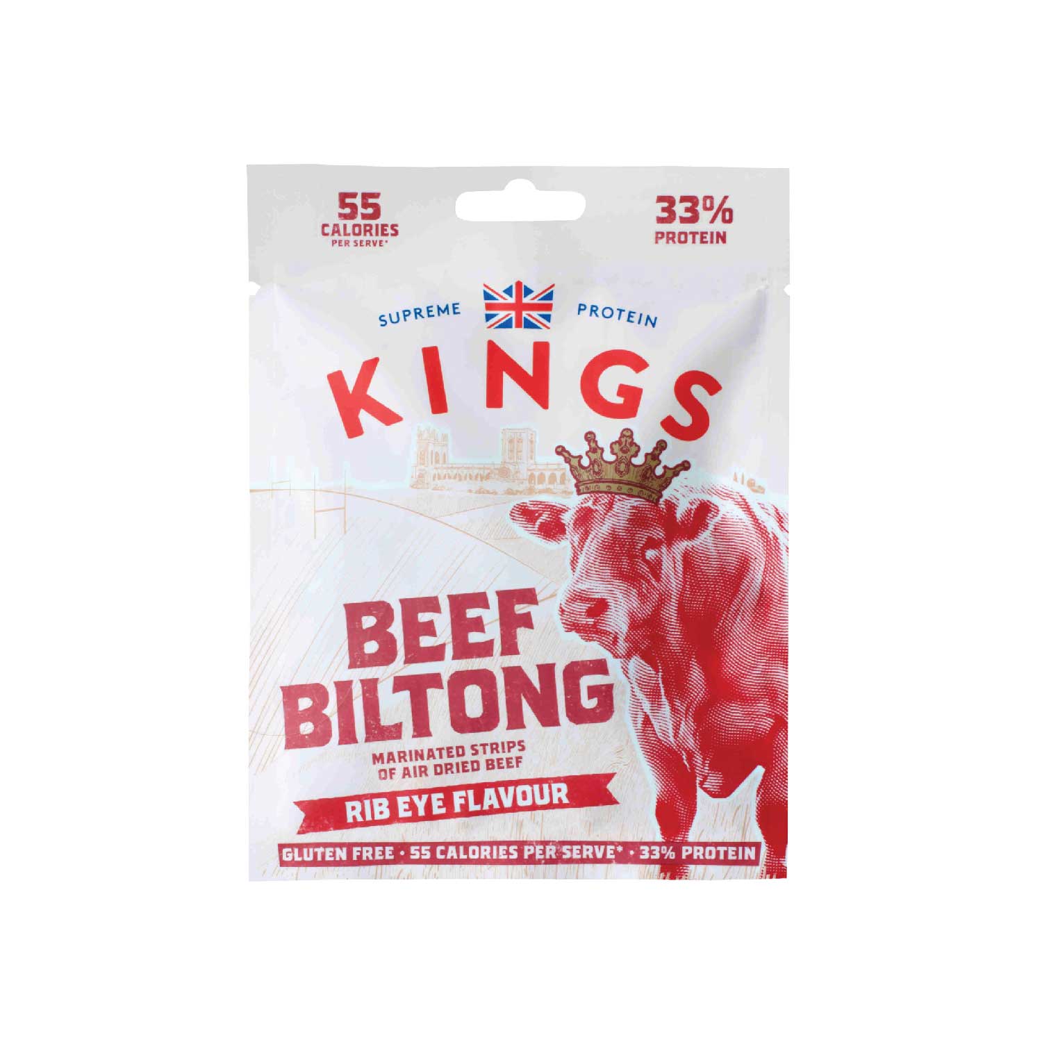 Kings Rib Eye Flavour Biltong – New World Foods
